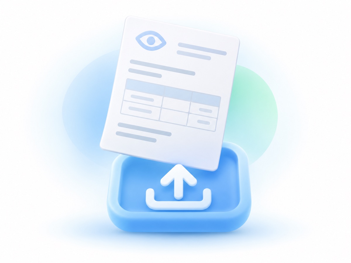 Simple prescription upload visual
