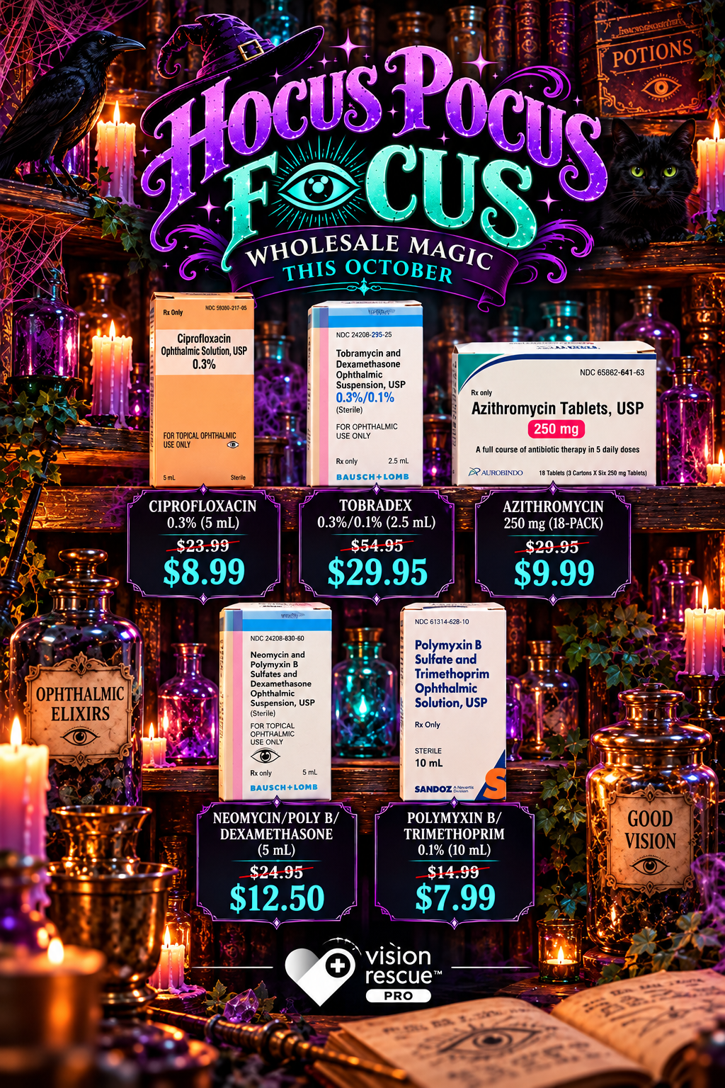 Antibiotics and Combination Drops Sale Flyer