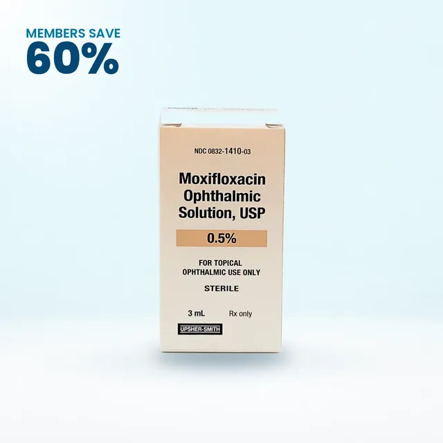 Moxifloxacin 0.5%, Retina Alliance members save 60%