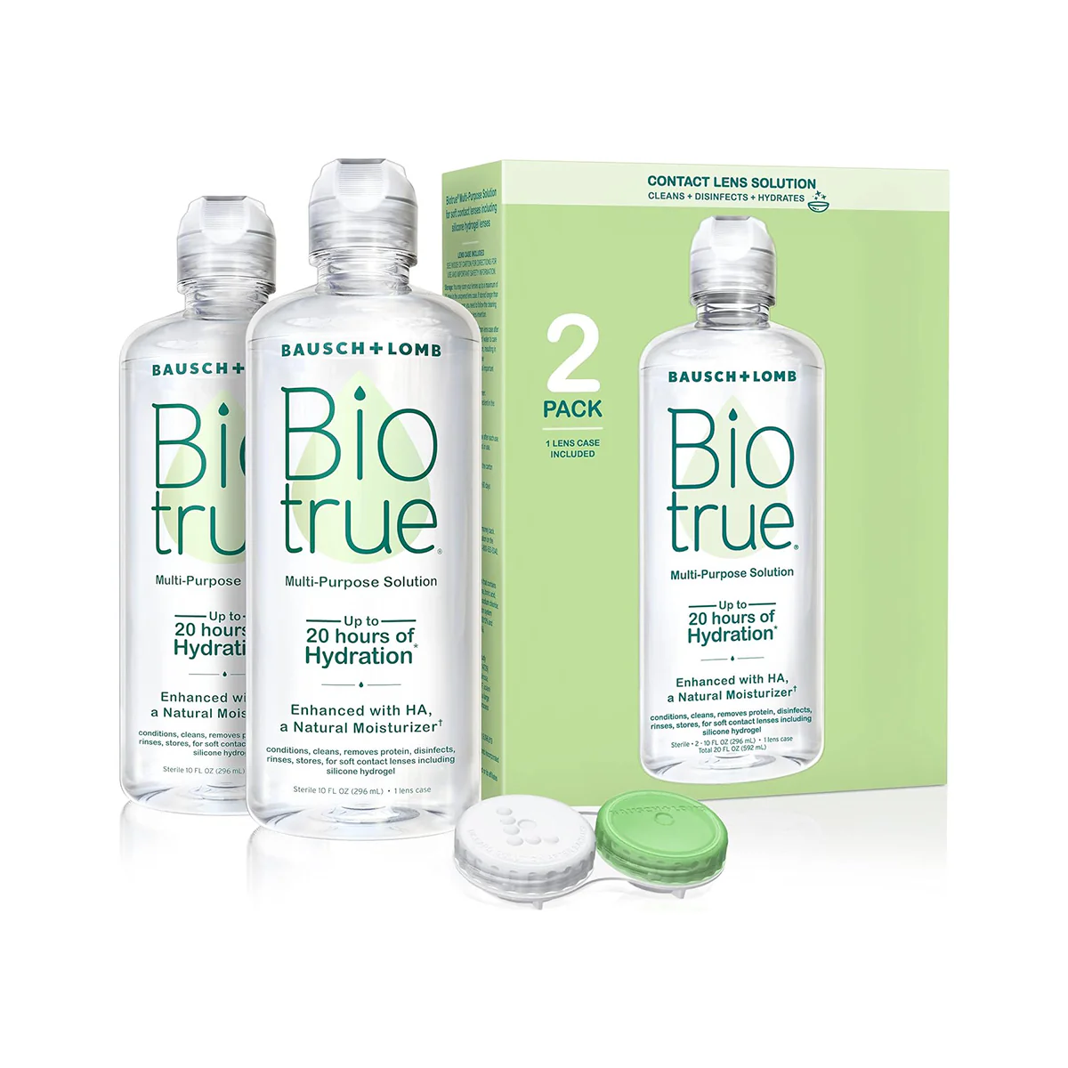 Biotrue multi-purpose contact lens solution two-pack