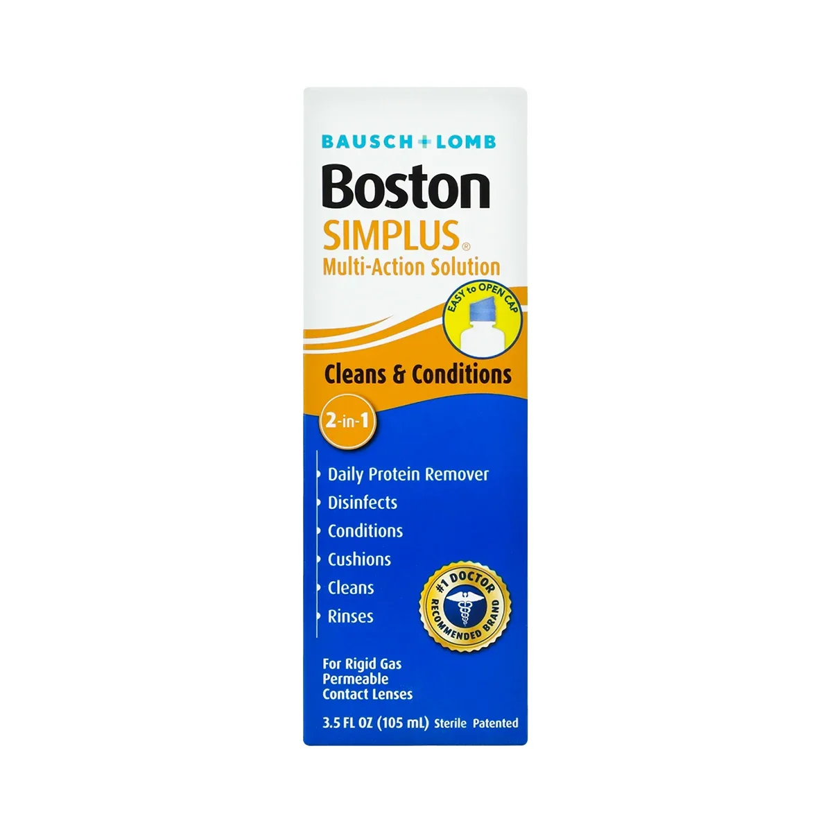 Boston Simplus solution for overnight and rigid lenses