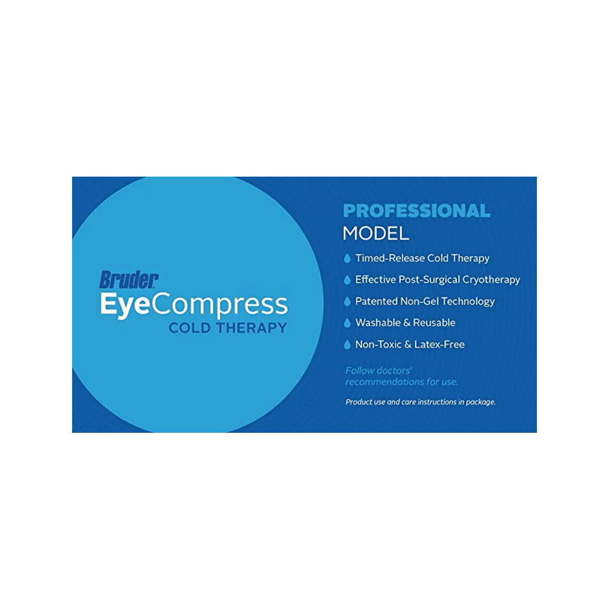 Bruder cold therapy eye compress