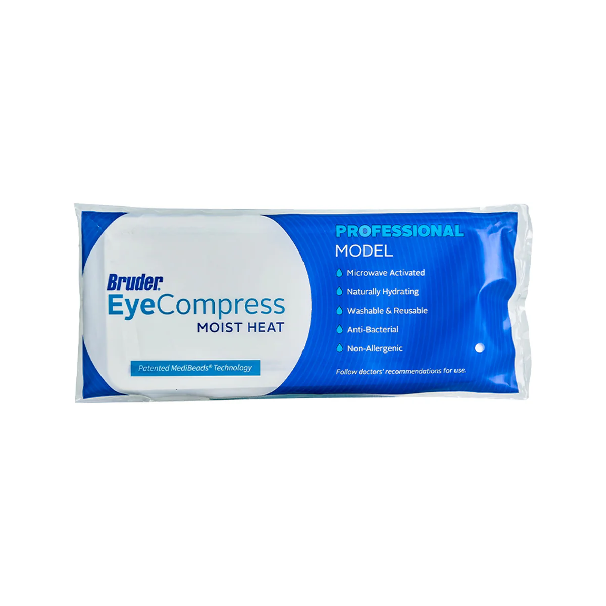 Bruder microwavable moist heat dry eye compress mask