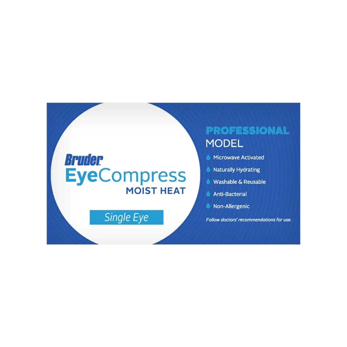 Product photo of Bruder Moist Heat Eye Compress