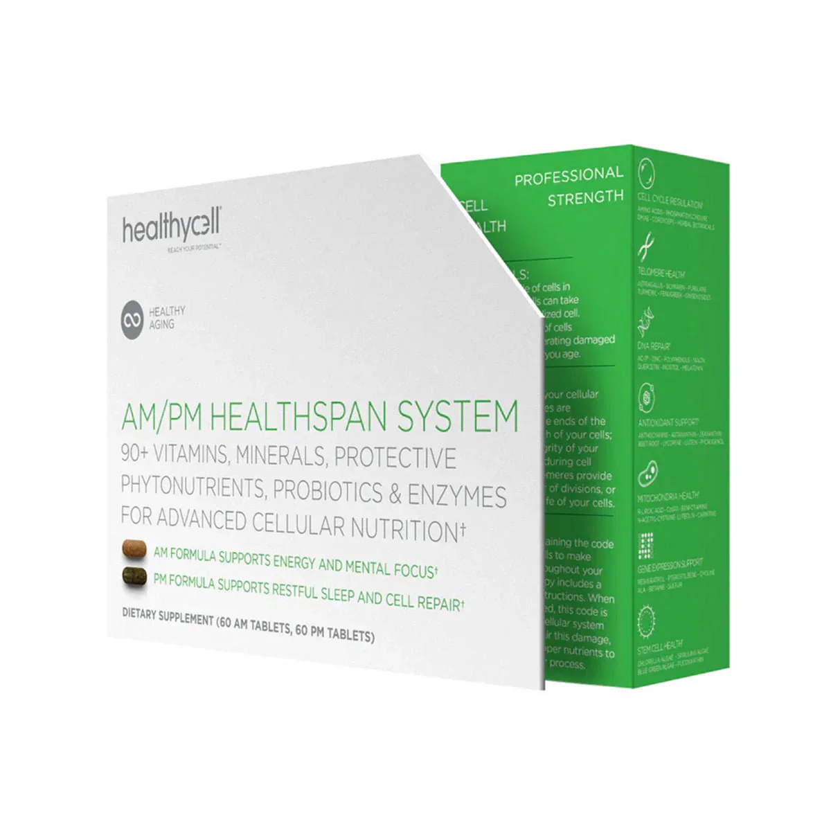 AM PM Healthspan Vitamins (30 day Supply)