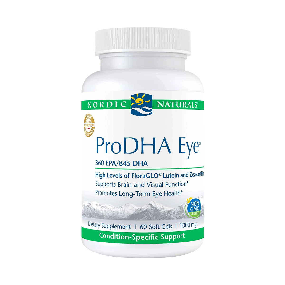 Product photo of Nordic Naturals ProDHA Eye - Omega-3 with Lutein & Zeaxanthin for Vision & Eye Health