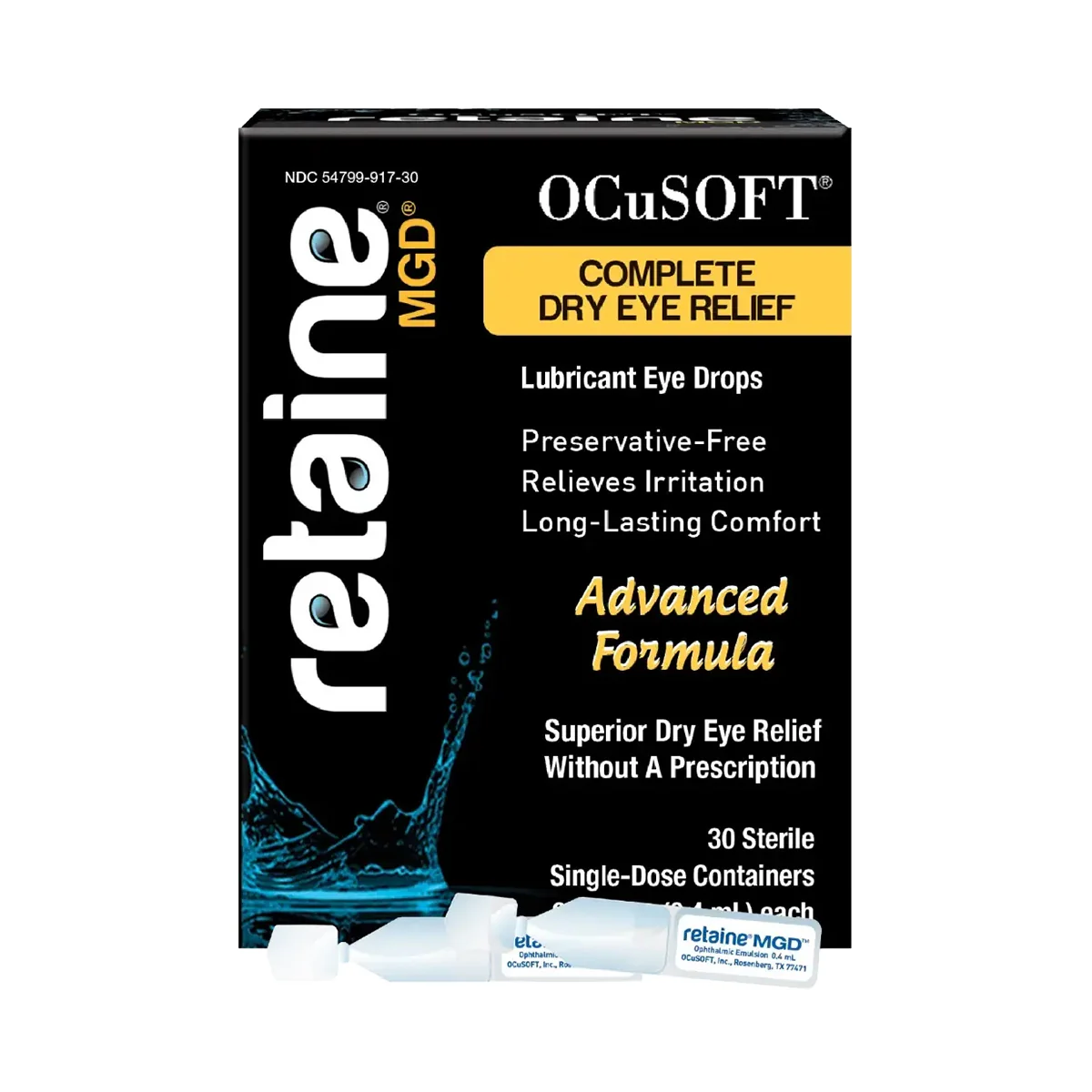 Product photo of OCuSOFT Retaine MGD preservative-free vials