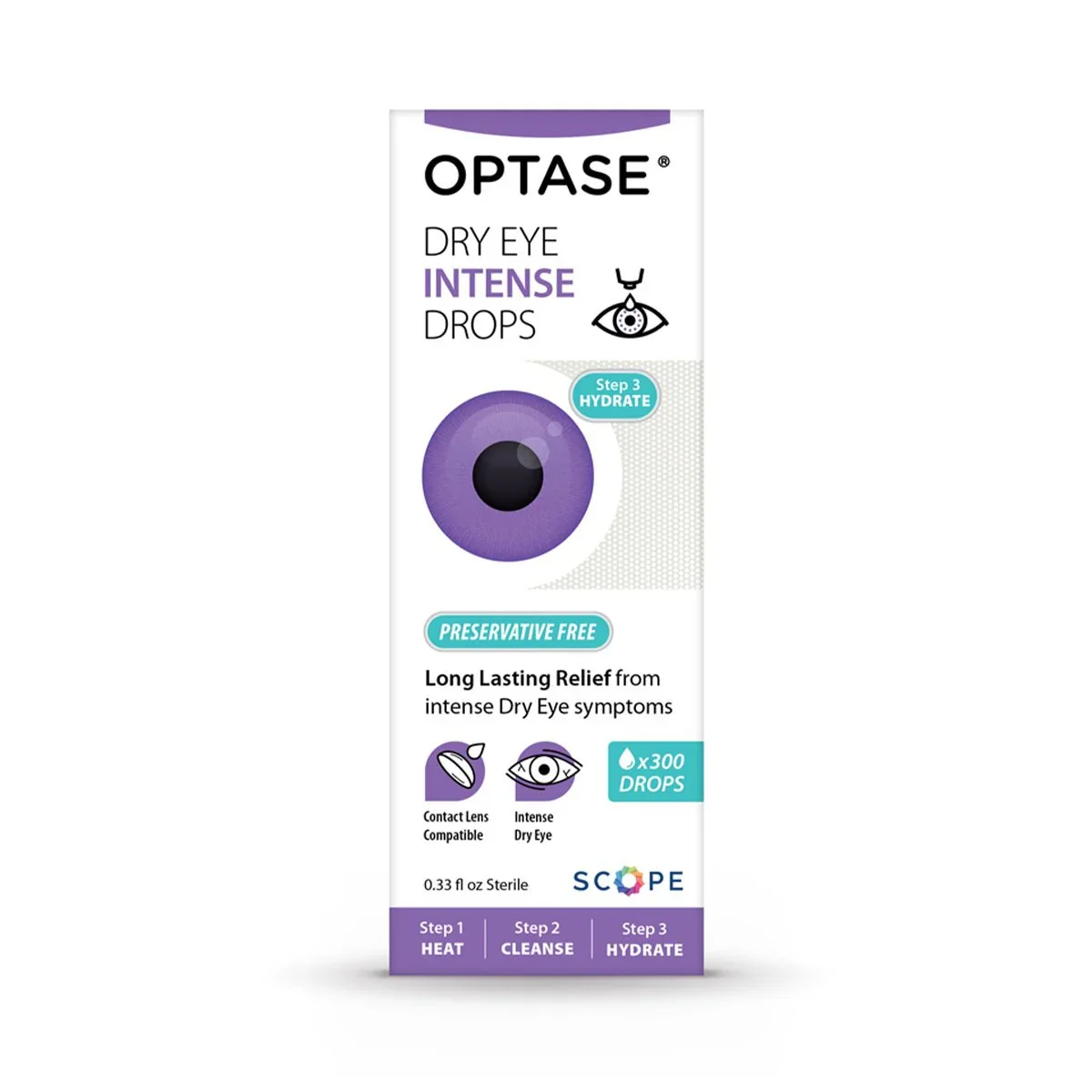 Product photo of Optase Intense preservative-free eye drops