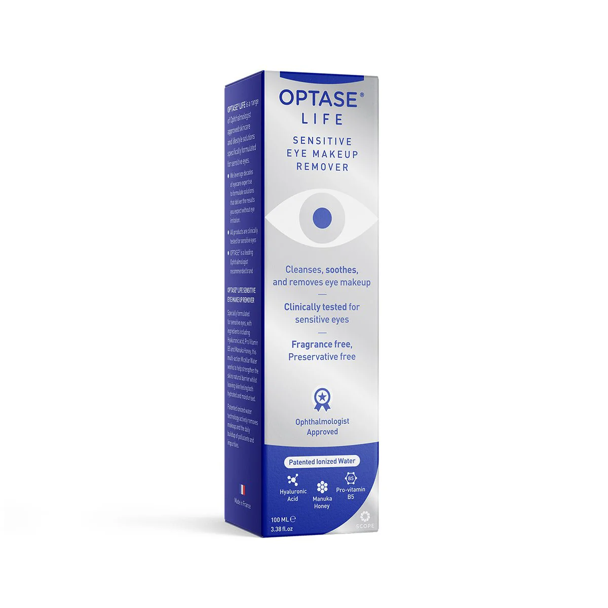 Product photo of Optase Life Sensitive Eye Makeup Remover Preservative Free
