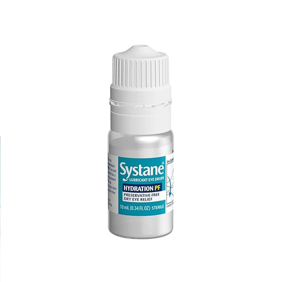 Systane Hydration preservative-free lubricant eye drops bottle