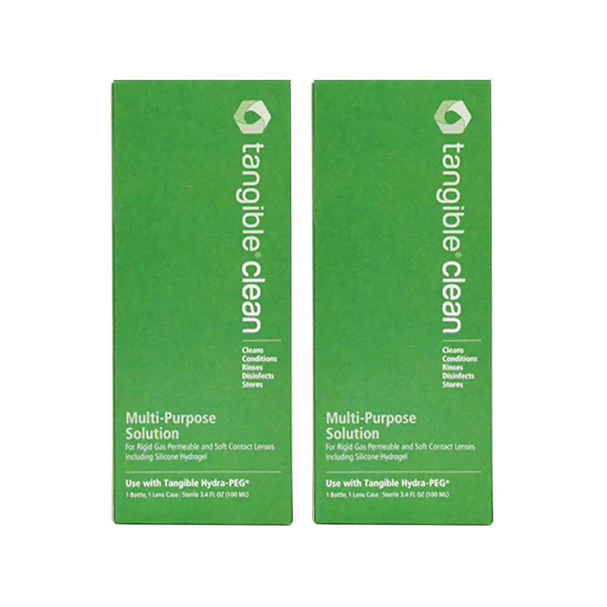 Clean 2-pack Multi-Purpose Solution (3.4oz Travel)