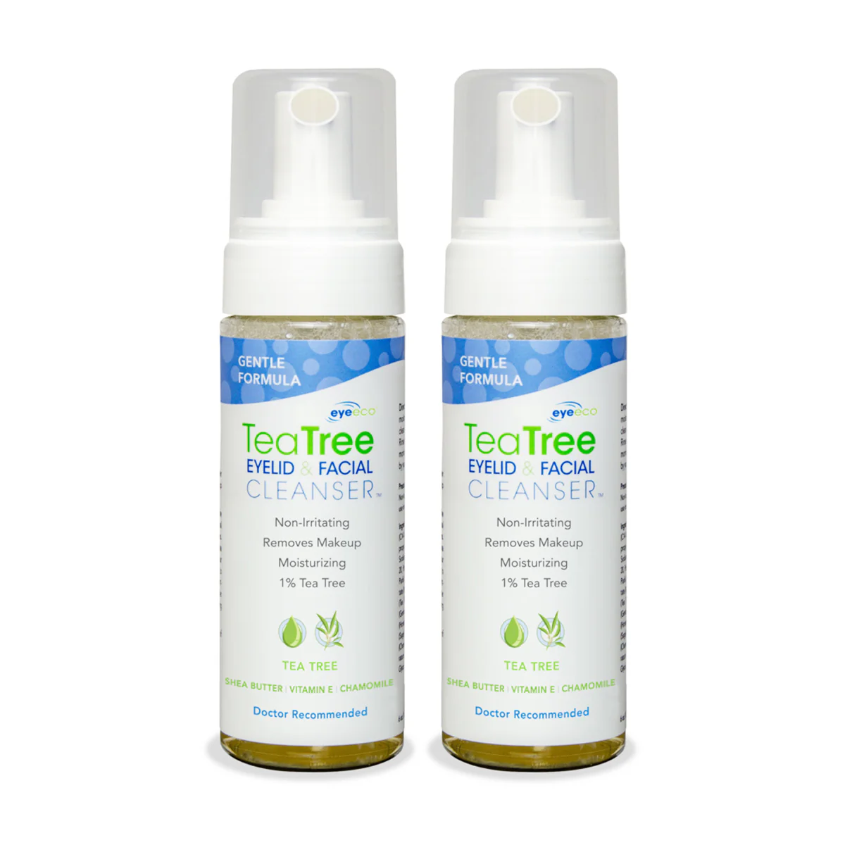 Gentle Formula 1% Tea Tree Cleanser 50ml (2-Pack)